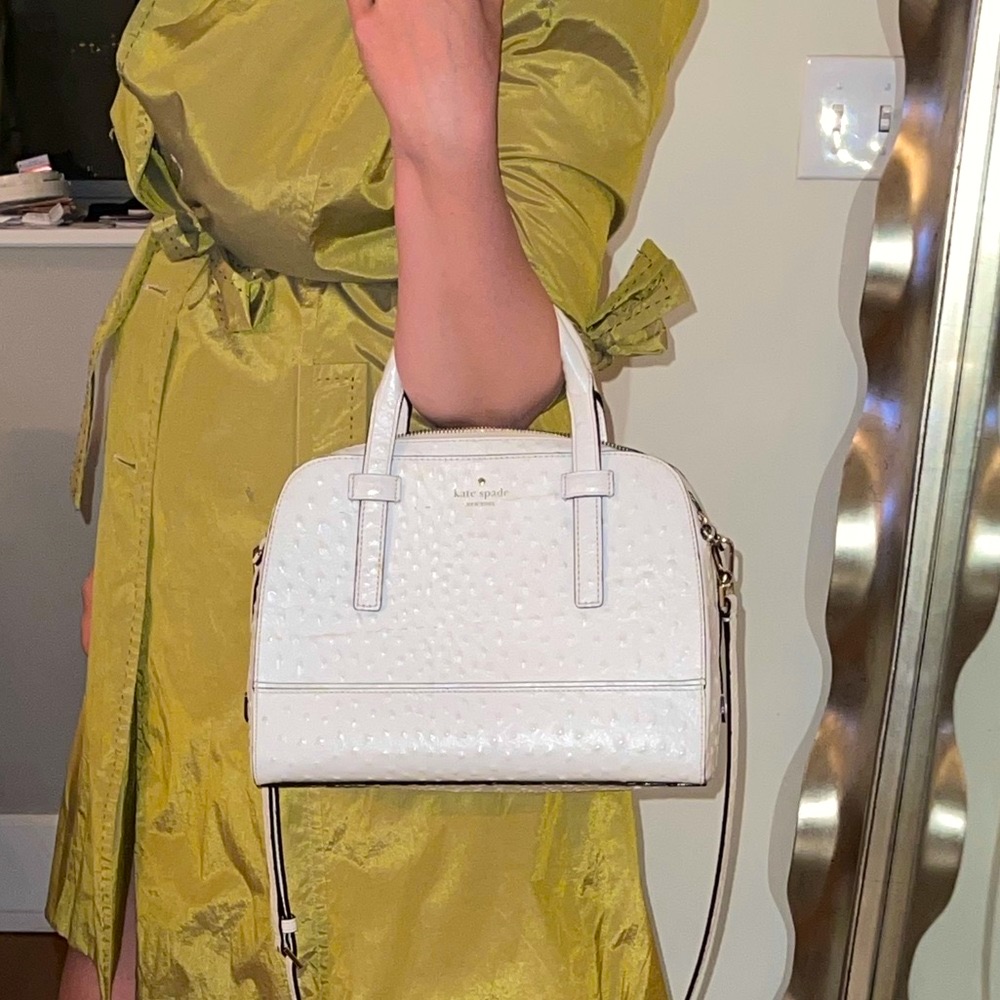 Kate Spade White Satchel Bag